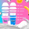 Slushy Maker Squeeze Cup, Portable Smoothie Squeeze Cup for Juices,