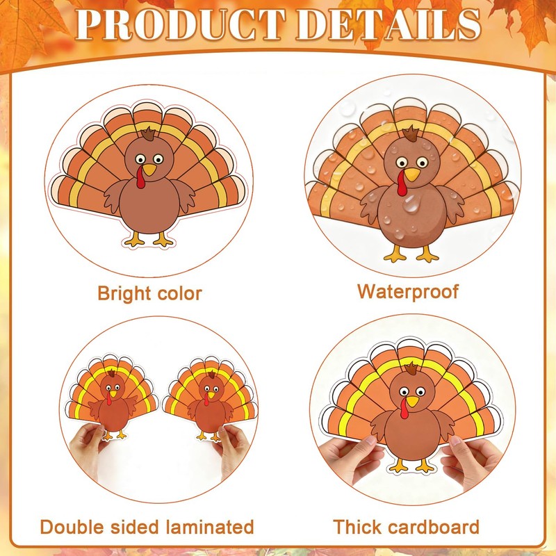 Thanksgiving Turkey Bulletin Board Set Thankful Little Turkeys Bulletin Board