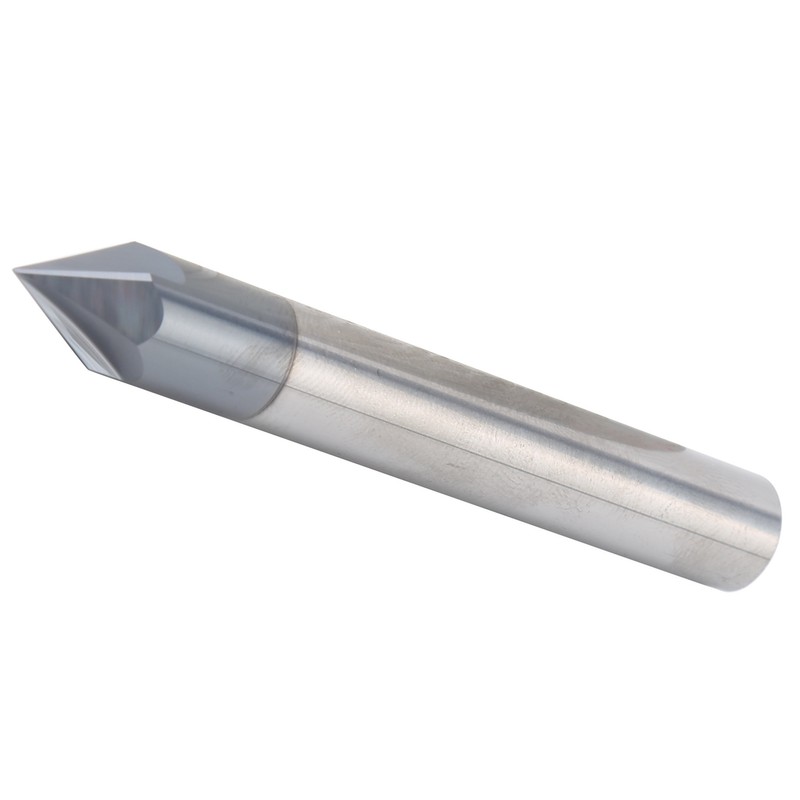 Chamfer End Mill 3 Flute 60° Milling Cutter Tungsten Steel