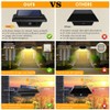 KEENZO Solar Gutter Lights - Bright Solar Powered led Fence