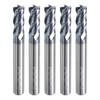 sourcing map 5pcs Carbide Square Nose End Mill Bit 6mm