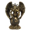 Sabbatic Goat The Thinker Baphomet Sitting On The Globe Statue