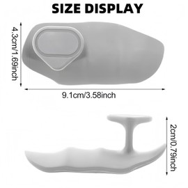 Frundoo Anti-Slip Workout Grips, Weight Lifting Grips for Men Women, Rubber Gym Barbell Grips for Hands for Gym Training and Exercise, Dumbbell, Deadlift, Bar Pad Pull Up Grippers Palm Protection