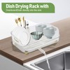 Dish Drying Rack, Plastic Dish Rack, Large Capacity Dish Drainer