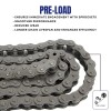 Jeremywell Jermeywell 25 Roller Chain 10ft with Connecting Link for