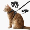 Plutus Pet Adjustable Cat Harness and Lead Set, Quick Release,
