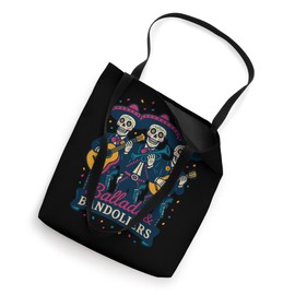 Ballads & Bandoliers - Funny Calavera Mariachi Trio Tote Bag