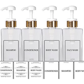 Square Shampoo Conditioner Shower Pump