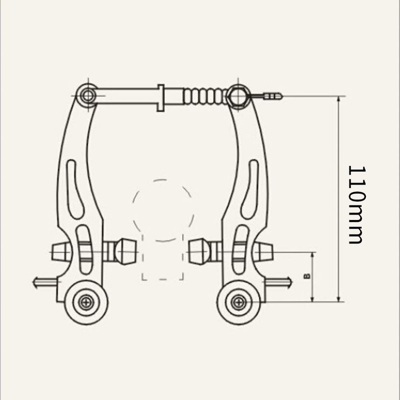 Aluminum Alloy Mountain Road Bike Front Rear V Brake Caliper