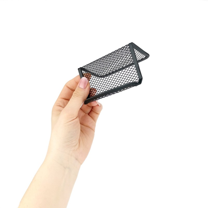 D.RECT Business Card Holder Metal Mesh Name Card Holder for