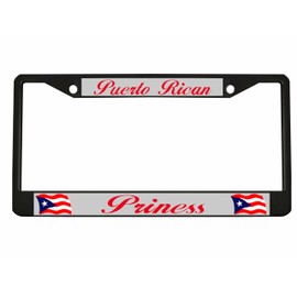 Puerto Rican Princess Puerto Rico License Plate Frame/Car Accessories Car Tag Holder