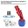 AN10 Turbo Oil Return Drain Flange 45 Degree Replacement for