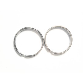 Inton 50 llaveros de 38 mm con borde redondo de 1,5 pulgadas