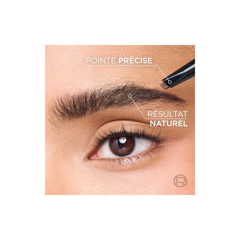 L'Oréal Paris, Lápiz de Cejas Retractil, Infallible Brows Triangular Pencil,