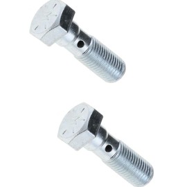 AUTO DN Front Brake Hydraulic Hose to Caliper Bolt for Ford Explorer,E-150,E-250,E-350 Super Duty,E-450 Super Duty 2002 2003 2004 2005 2006 2007 2008-2009 2PCS Replacement 385116S2