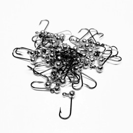 Dr. Bs Custom Tackle Unpainted 1/80oz. Round Head No Collar Micro Jigs Crappie Perch Bluegill Panfish