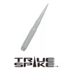 TRUE SPIKE BILLET 9" FAT BULLET ANTENNA WHITE FOR 07-20