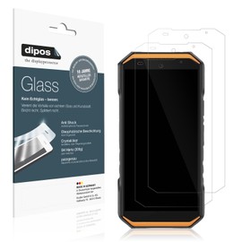 dipos I 2x Screen Protector 9H Clear Compatible with Ulefone Armor X32 Protective Film Anti-Shock Film