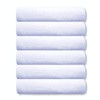 A & B TRADERS Guest Towels Packs 100% Egyptian Cotton 30cm x 50cm Soft Quick Dry (White, 6)