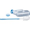 SA Transparent Urinary Device (with Cleaning Brush) for Men 100230 (Asai Shoji Shoji English Language Not Guaranteed)