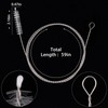 Mygeromon Flexible Drain Brush-Extra Long Nylon Cleaner for Cleaning Plumbing