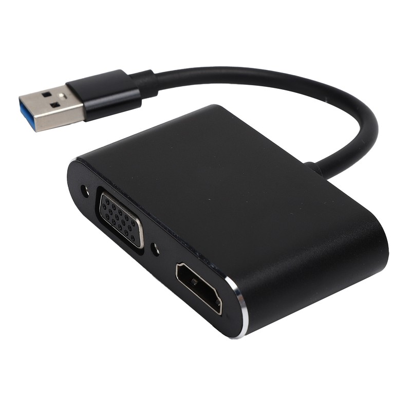 USB3.0 to High Definition Multimedia Interface VGA Adapter 2in1 HD