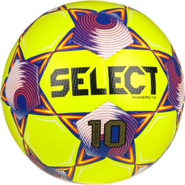 SELECT Numero 10 Soccer Ball, Yellow/Blue/Red V25, Size 4