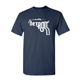 Detroit Smoking Gun Philadelphia Sunny Adult T-Shirt Tee (XX-Large, Navy)