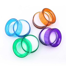 4 Pcs Finger Wet Sponge Plastic Round Sponge Cup Moistener Desktop Fingertip Wet Tool Office Supplies for Counting Papers Cash Bills Documents (Random Color)
