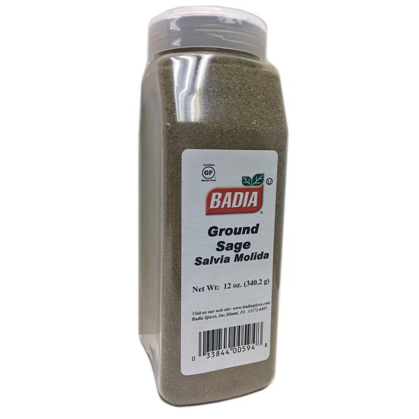 12 oz Bottle Sage Ground Powder / Salvia Molida en Polvo Kosher