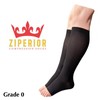 Ziperior 8-15 mmHg Compression Grade 0 Calf Inside Leg Zipper