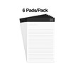 TRU RED Notepad, 5" x 8", Narrow Ruled, White, 50