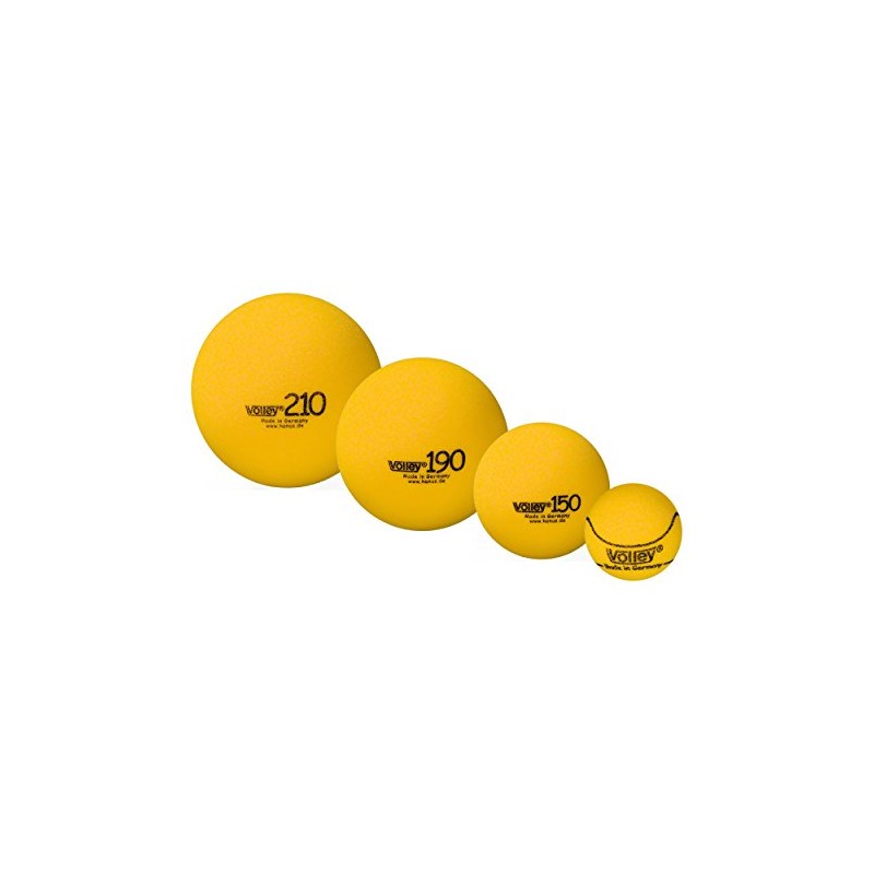 VOLLEY Foam Ball Uncoated Diameter 15 cm Yellow