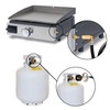 DOZYANT 12 Feet Propane Regulator and Hose with Elbow Adapter
