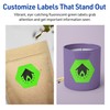 Avery Printable Hexagon Labels with Sure Feed Technology, 2-1/2" x