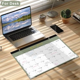Desk Calendar 2025-2026, 18 Months from July 2025 to December 2026, Medium Size 17" x 12" Wall Calendar with NOTES & To Do List, Monthly Calendar for Home, School, Office