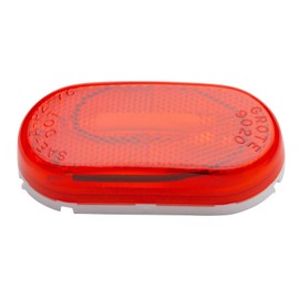 Grote 46712-5 Red Single-Bulb Oval Clearance Marker Light (Built-in Reflector, Retail Pack)