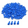 JZK 100pcs 6.3 x 0.8mm Blue Quick Connectors Socket Fully