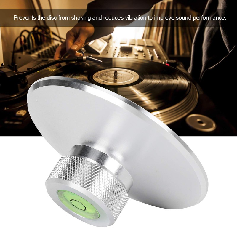 LP Turntable Disc Stabiliser Record, Aluminium Record Weight Stabilizer, Record