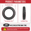 Mtilieosa 14x2.50 Ebike Tire,64-254 Tubeless Tire with PVR50 Angled Valve