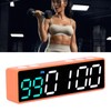 Fitness Timer Clock Large LED Digital Anti Vertigo Display Workout