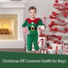 NEDROMYM Christmas Costume Outfit for Boys Girls, Elf Costume Cosplay