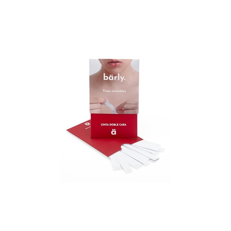 BÄRLY Cinta Doble Cara para Ropa y Piel, Cinta Adhesiva