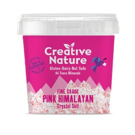Creative Nature Himalayan Fine Salt 300g | Pink Himalayan Crystal Salt | Sea Salt | Ideal for Cooking | Table Salt | Organic Rock Salt | Rich in Essential Minerals