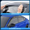 Nilight in Channel Rain Guards for Honda Ridgeline 2017 2018