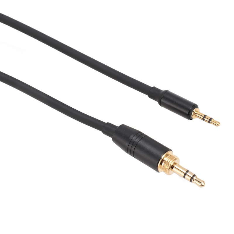 Coiled Headphone Cable Gold Plated Connector Replacement Headset Sound Cord