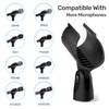 Etour Universal Microphone Clip Holder, Adaptive Adjustable Mic Clip Holder