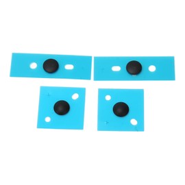 Laptop Bottom Case Feet, 4 Pcs Anti Slip Round Dot with Tool Kit, Replacement Laptop Foot Pads for Surface 3 4 5 Laptop, Strong Easy Installation (Black)