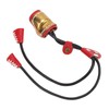 Archery Thumb Protector Regulable Design Safety Rope Brass Cowhide Material
