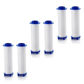 6 Pcs Shower Head Filter Cartridges Pp Cotton Replacement Filter Cartridges Universal Handheld Shower Filter for Hard Water Elements for Reverse Osmosis Particle Filtration Shower Head Filters(3.7 in)